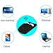 Bluetooth Wireless Charger Computer Mouse for MacBook Air Mac Pro Laptop Ipad Pad PC The Laser Optical Rechargeable Mini Slim Silent Mice is Replacement Wired Widely Used Desktop iMac (Black)