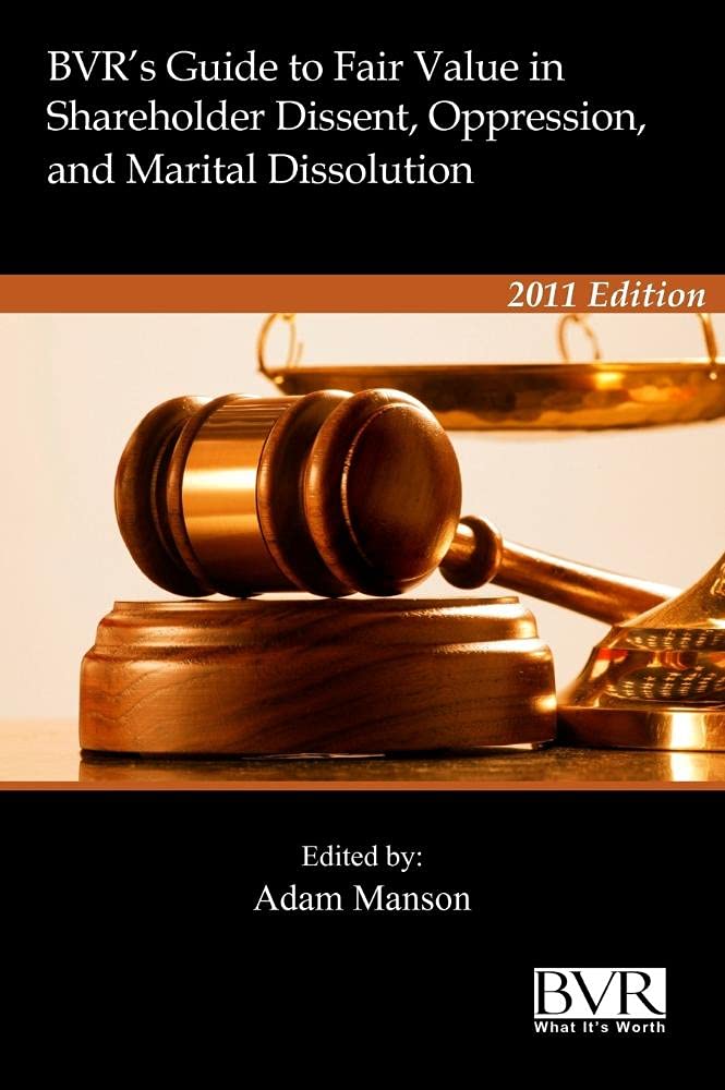 BVR's Guide to Fair Value in Shareholder