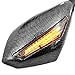 2X Carbon Style Integrated LED Turn Signal Light Blinker Side Marker Rearview Side Mirror for Racing Bike Suzuki SV650