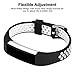 iGK For Fitbit Alta Bands and Fitbit Alta HR Bands, Newest Adjustable Sport Strap Replacement Bands for Fitbit Alta and Fitbit Alta HR Smartwatch Fitness Wristbands Silicone White