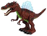 Dinosaur Century Spinosaurus Battery Operated Toy Dinosaur Figure w/ Realistic Movement, Lights and Sounds (Colors May Vary)