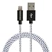 [ MFi Certified ] CableCreation 4 Feet Lightning to USB Charge Sync Cable for iPhone 11 / X / 8/8 Plus/ 7/7 Plus / 6 / 6S Plus / 5 / iPad Air/Air 2, Metal Plug & Cotton Jacket 1.2m Black & White primary