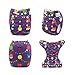 Alva Baby Reuseable Washable Pocket Cloth Diaper Nappy + 2 Inserts DYX07