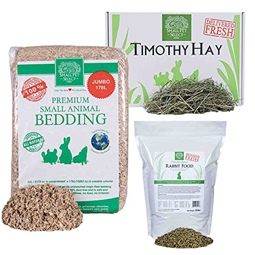 Small Pet Select Deluxe Combo Pack Timothy Hay (10 Lb.), Rabbit Food