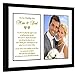 Parent Thank You Wedding Gift, Sweet Poem From Bride and Groom to Mom and Dad in 8x10 Inch Frame, Add 4x6 Inch Photo