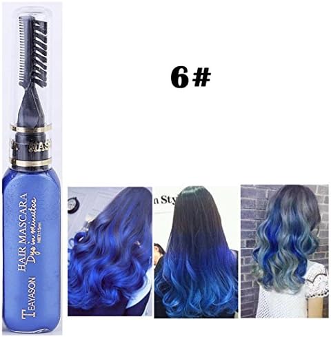 Lantusi 13 Color Temporary Hair Chalk, Unisex One Time Temporary Hair Dye Cream Highlights Streaks Touch Up Hair Color
