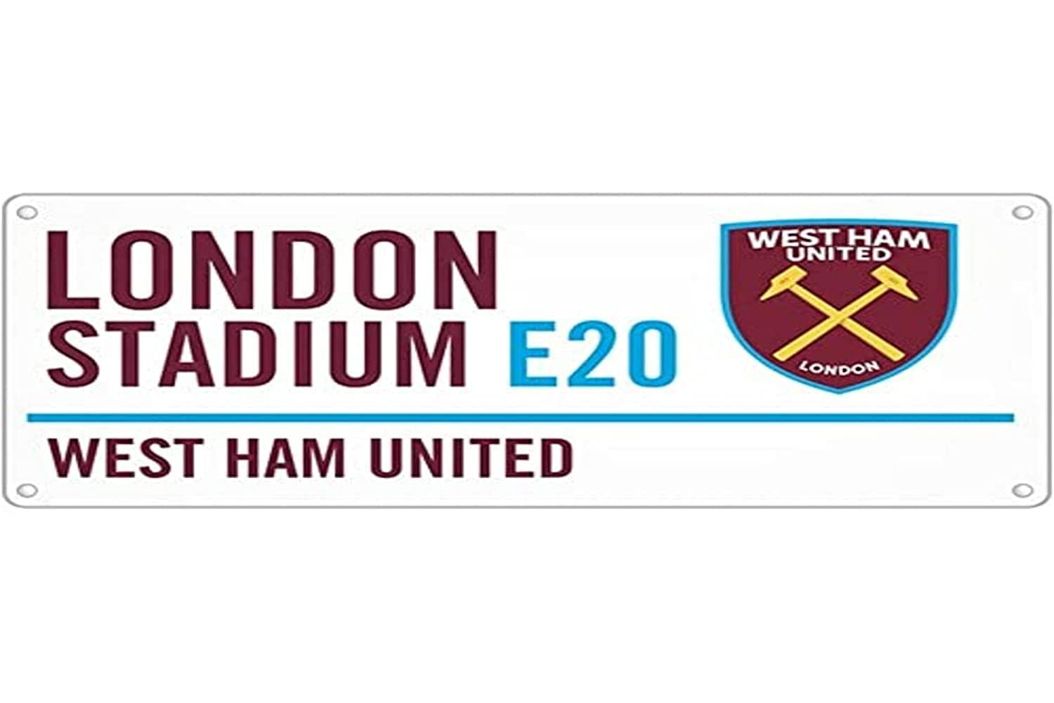 West Ham United FC Street Sign