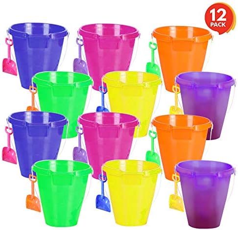Large Plastic Beach Pail and Shovel Set 