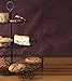 Creative Home Iron Works 3-Tier Dessert Cupcake Display Serving Stand, 6-1/4