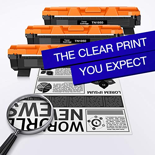 GPC-Image-TN1050-3-Negro-Cartuchos-de-Toner-reemplazo-Compatible-para-Brother-TN-1050-TN1050-para-Brother-HL-1110-DCP-1510-DCP-1512-HL-1210W-DCP-1612-DCP-1610W-HL-1112-MFC-1810-MFC-1910W