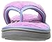 Dearfoams Women's Microfiber Terry Thong Slip on Slipper