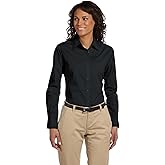 Essential Poplin Shirt by Harriton