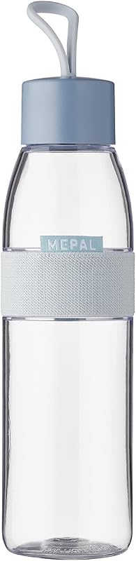 - Botella de agua Ellipse - Botella de agua reutilizable - Botella a Prueba de Fugas apta para Bebidas Carbonatadas - para Adultos y Niños - Sin BPA - 500 ml - Nordic blue