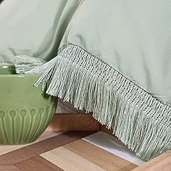 Smoofy Sage Green Comforter Set Full Size, 3Pcs