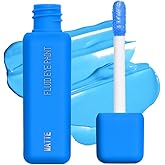 about-face Matte Fluid Eye Paint Blue Monday – High-Pigment Liquid Eyeshadow, Long-Lasting, No-Budge Matte Finish, Vegan & Cruelty-Free (Bright Blue)