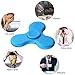 Kivors LED Light Fidget Spinner, Clear Led Crystal Hand Spinner Stress Release EDC Toys with Wireless Speakers for Children Adults