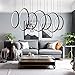 ROYAL PEARL Modern Chandelier Circular LED Simple Pendant Ceiling Lighting for Dining Table