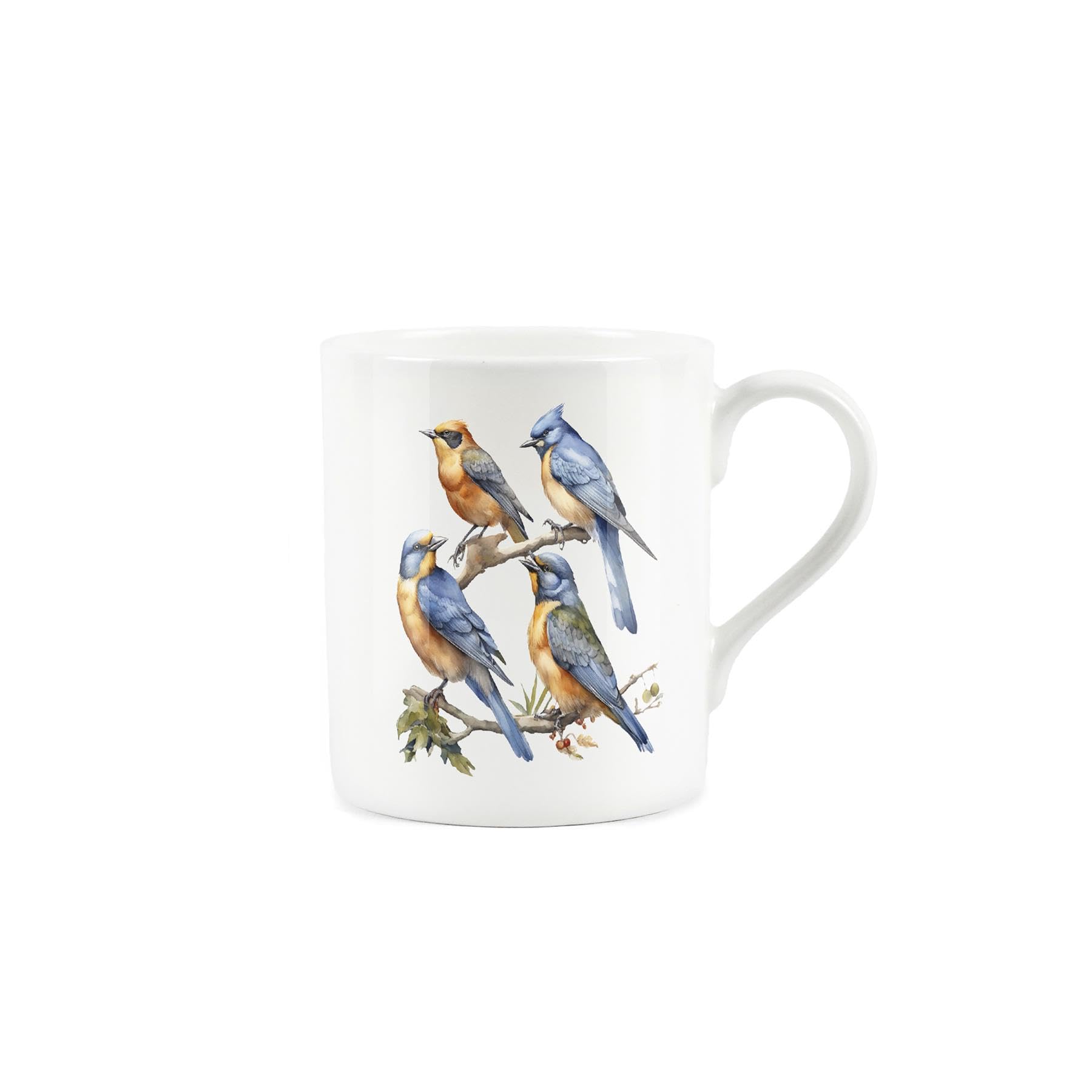 12 Days of Christmas Mug - Xmas Festive Calling Birds Mug Gift - Small Bone China White Mug Coffee/Tea Present