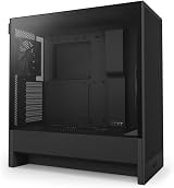 NZXT H5 Flow Compact ATX Mid-Tower Case High Airflow 360 Front 240 Top view 1