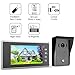 1byone Video Intercom System - Video Doorbell Kit, 7-inch Wired Door Phone System, 2 Color Monitor and 1 HD Camera Infrared LED Night Vision for Villa House Office Apartment