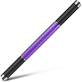 Muscle Roller Stick, Massage Roller for Muscle Deep Tissue Massage, Calf Roller for Myofascial Release, Therapy Roller Stick for Back, Legs, Arms, Waist, and Shoulders Full Body Use (Purple)