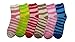 6 Pairs of Super Soft Non-Skid or No Non-Skid Fuzzy Slipper Socks
