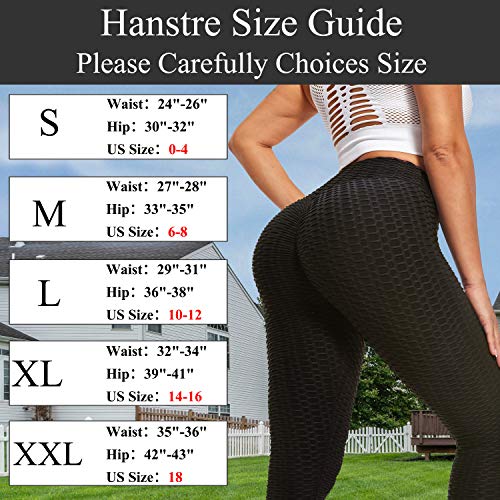 RIKAY Ladies Honeycomb High Waist Gym Leggings With Pockets Women