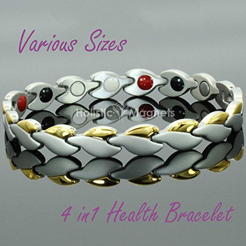 Elegant Negative Ion Bracelet for Women 4 in 1 Germanium