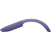 Microsoft Surface Arc Bluetooth Mouse, Ultra-Slim and Lightweight, Snaps Flat for Portability, Full Scroll Plane, Compatible with Windows 11, Battery Included &ndash; Violet