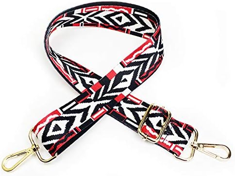 55" Adjustable Shoulder Bag Strap Replacement Cross Body Handbag Wallet Purse Guitar Style Ethnic Belt
