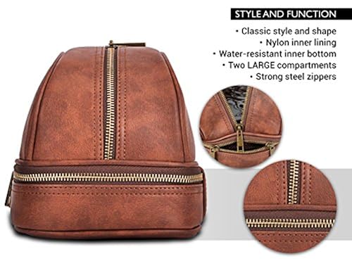 vetelli leather toiletry bag