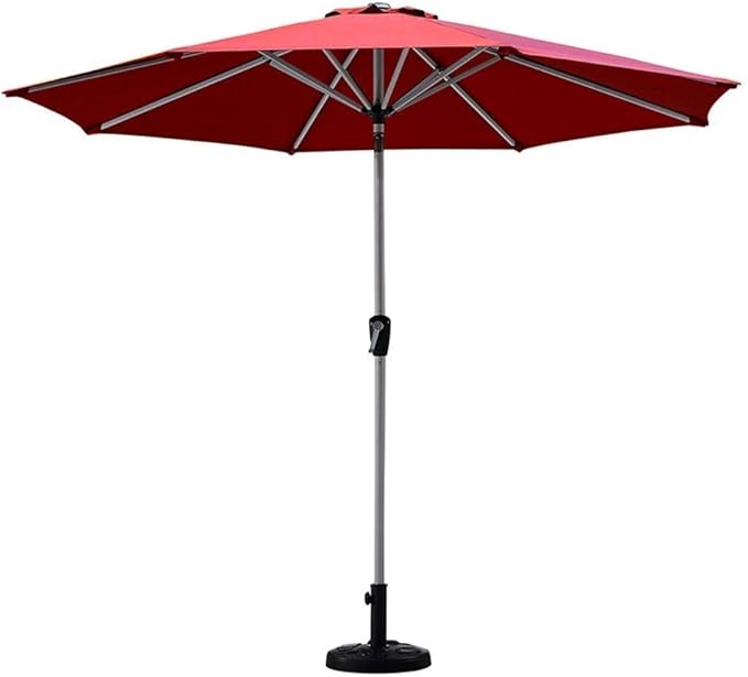 WFFF Sombrillas de Mesa de Patio de 9 pies / 2,7 m para jardín al Aire