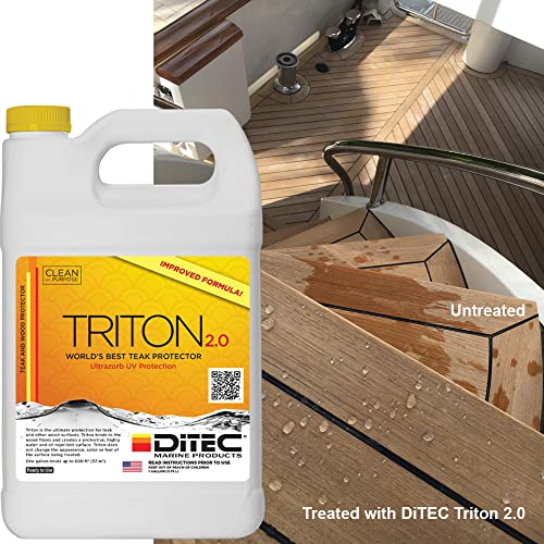 DITEC Marine Triton 2.0 Teak Protector, 1 Quart Teak Protector