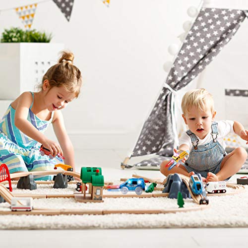 Aster Track Cars Replacement Only Light Up Toy Cars with 5 Flashing LED Lights Toys Racing Car Track Accessories Compatible with Most Tracks for Kids, Boys, Girls Best Gifts 3Pack