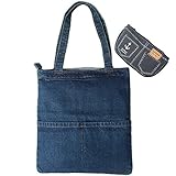 kilofly Womens Casual Shoulder Bag Tote Handbag + Canvas Pen Organizer Case Set