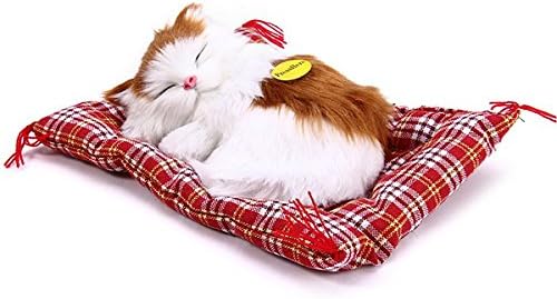 Children Simulation Animal Doll Plush Sleeping Cats Toy Sound Kids Toy Stuffed Toys