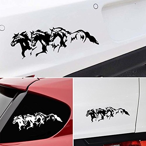 Finance Plan Big Promotion Running Horses Fashion Car Vehicle Self-Adhesive Sticker Waterproof Decal Decor - Thumbnail 2