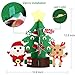 DIY Felt Christmas Tree Set + 32 pcs Detachable Ornaments Xmas Gifts Toys for Christmas Decorations Felties Craft Activities Kits