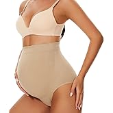 KUNINDOME Seamless Maternity Shapewear, Belly Support Panties for Dresses and Pants, High Waisted Pregnancy Underwear, S-XXXL
