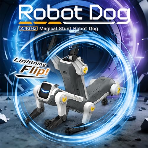 Beauenty Smart Robot Dog for Kids,mart Interactive Pet Toy with Remote Control,9+Actions Voice Commands,Music, Dance,Durable Design for Kids Age 3+