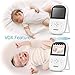 Premium Wireless Baby Monitor By ANNKE - Built-In Camera & Clear Two-Way Audio - Night Vision Mode - 2.4GHz Encrypted WiFi Long Transmission Range - 2.4