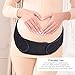 PRETTY SEE Maternity Belt Pregnancy Support Belt Belly Band, One Size, Black