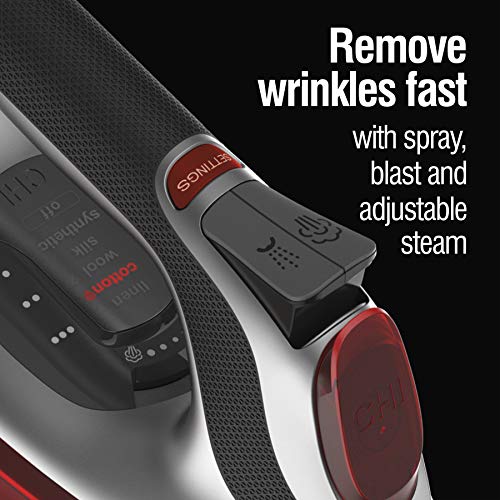CHI Steam Iron for Clothes with Electronic Temperature Control