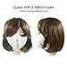 Rabbitgoo Halloween Short Bob Hair Wigs 13.3