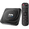 RUPA Android TV Box 11.0, 2025 8K Android Box 4GB RAM 32GB ROM Smart TV Box with Ethernet 1000M LAN Dual WiFi 2.4G/5.8G Support 8K 6K 4K 3D HDR BT4.0 USB 3.0 - Black