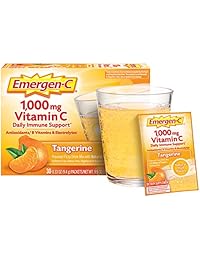 Emergen-C (60 unidades, sabor a la naranja, 2 meses de suministro) suplemento dietético mezcla de...