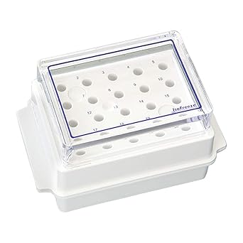 Isofreeze Rack White Fits 5 1 5 Or 2 0ml Tubes 1 Rack With Lid Unit Amazon Com Industrial Scientific