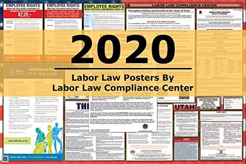 Amazon.com: Utah/Federal Combination Labor Law Posters w/NLRA: Office ...