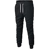 Ohoo Sweatpants for Men with Pockets Running Jogging Workout Track Pants