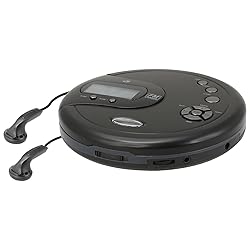 GPX PC332B Portable CD Player with Anti-Skip